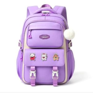 Kids Lightweight School Backpack – Oxford Book Bag for Children, Large Capacity with Spine Protection