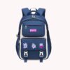 Kids Lightweight School Backpack – Oxford Book Bag for Children, Large Capacity with Spine Protection (Blue)