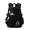 Schoolbags, College ‘ Cute Large-Capacity Backpacks, Simple Casual Backpacks(Black)